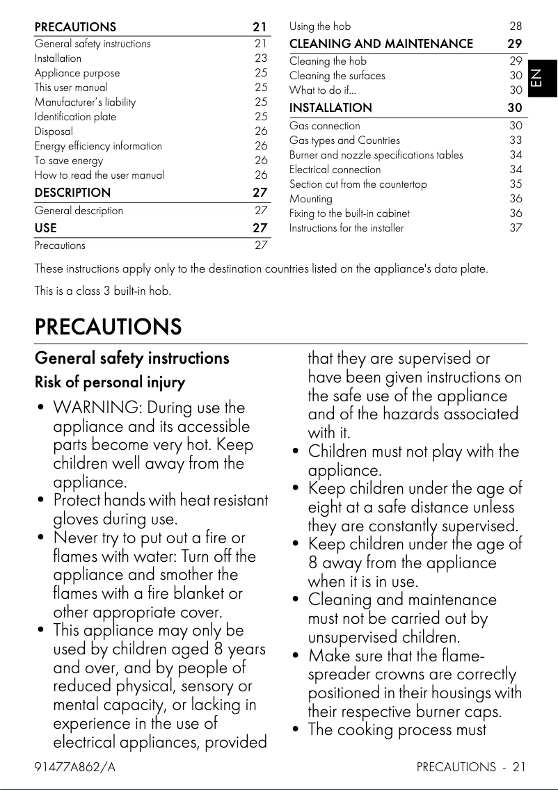 Image de la première page du manuel de l'appareil P64XGHUE