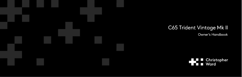 Page 1 de la notice Manuel utilisateur Christopher Ward C65 Trident Vintage Mk II