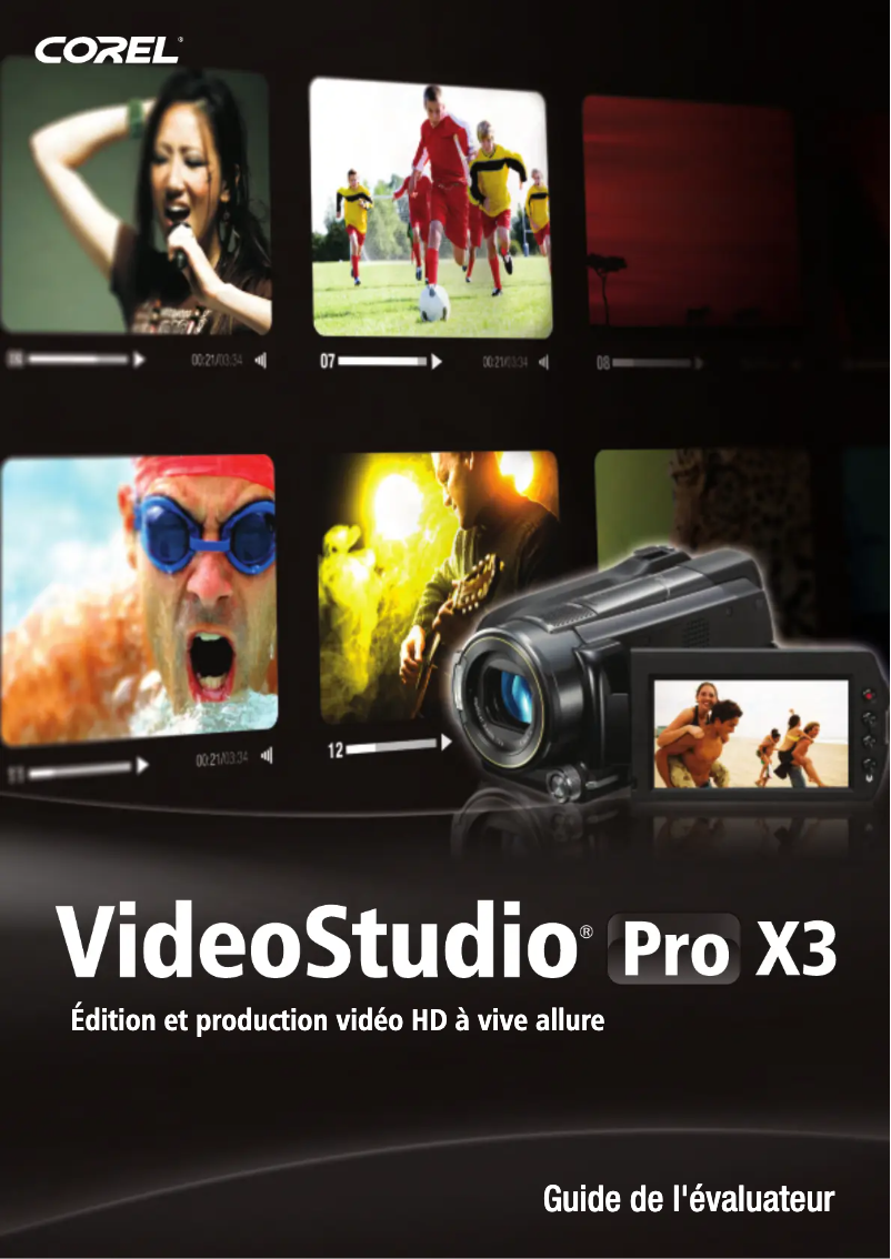 Página 1 del manual Manual de usuario Corel VideoStudio Pro X3
