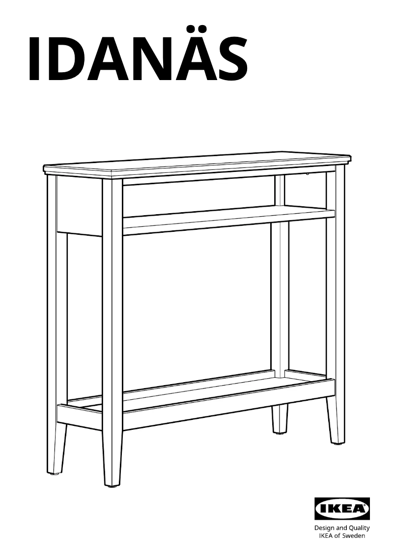 Image de la première page du manuel de l'appareil IDANÄS 704.878.80