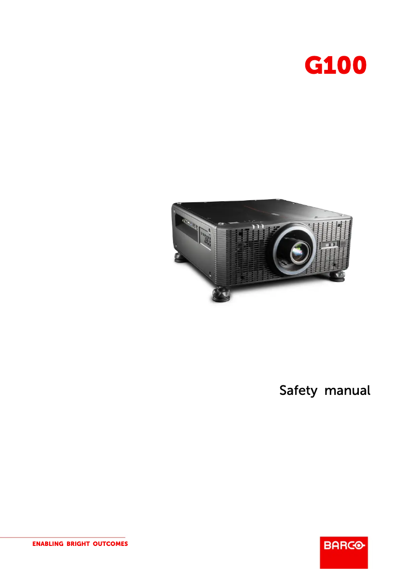Image de la première page du manuel de l'appareil G100-W16