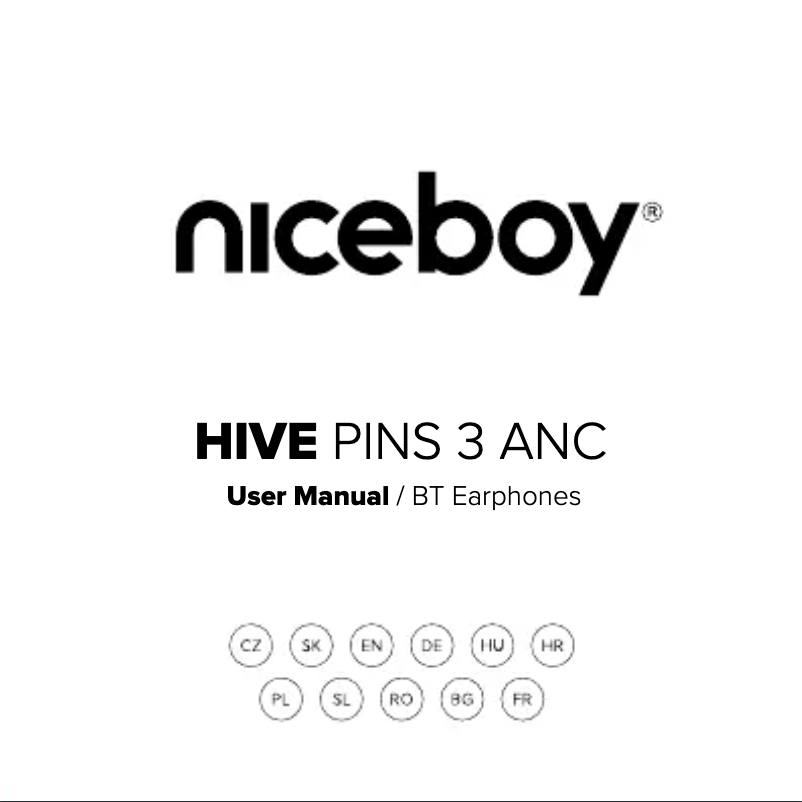 Page n°1 - Manuel utilisateur Niceboy HIVE Pins 3