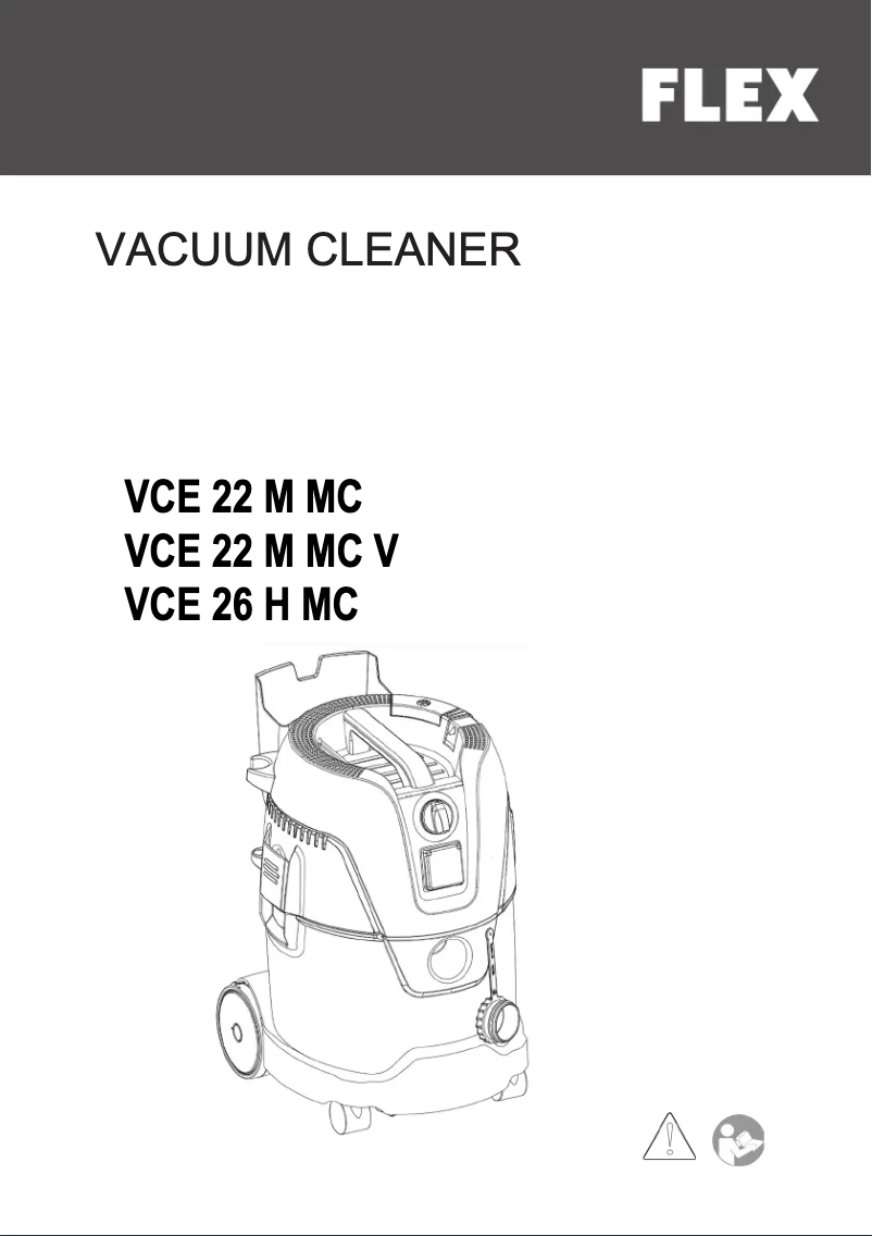 Imagen de la primera página del manual del dispositivo VCE 22 M MC