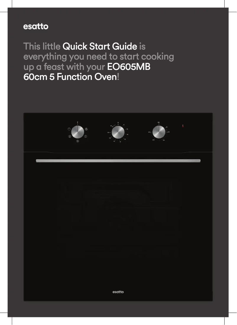 Page n°1 - Guide de démarrage rapide Esatto EO605MB