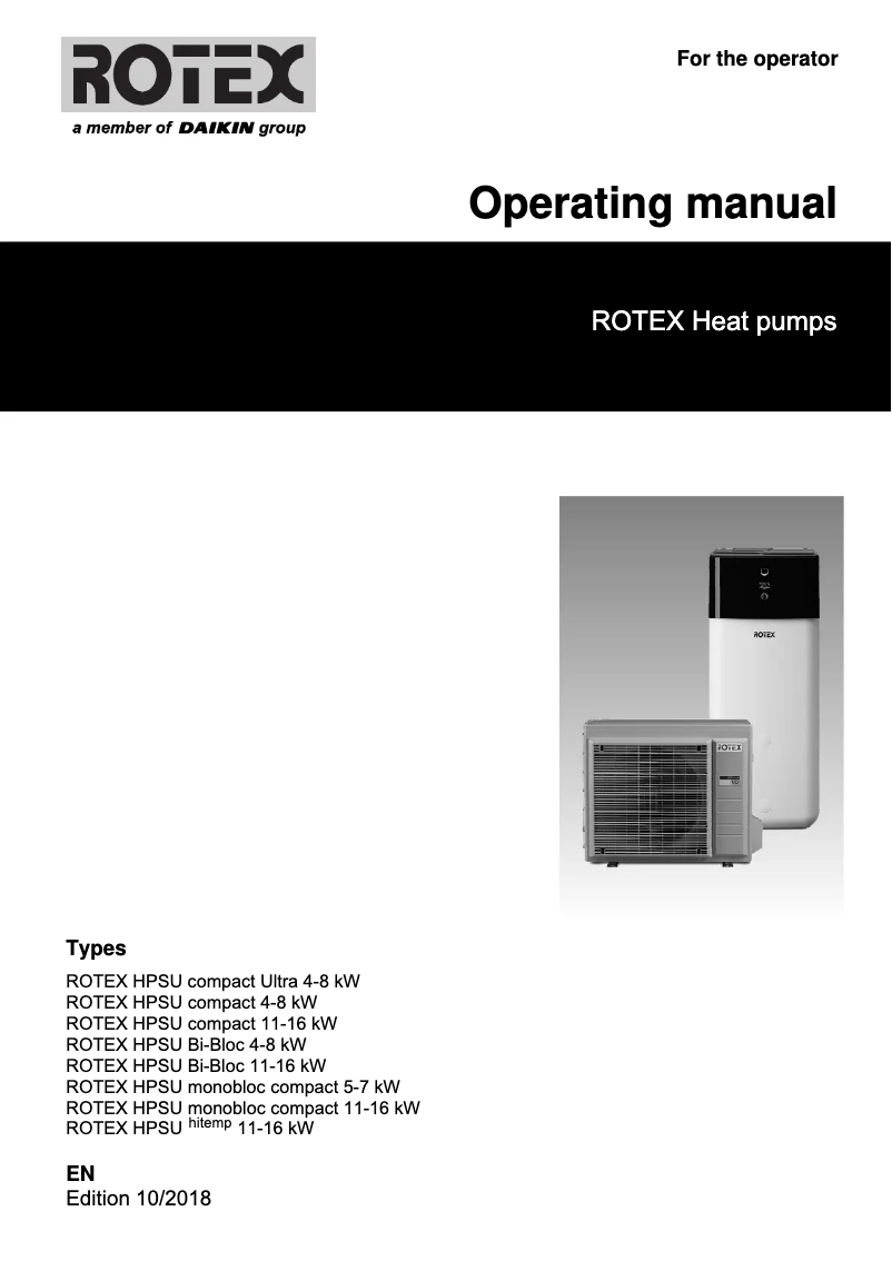 Page n°1 - Manuel utilisateur Daikin RBLQ-C2V3
