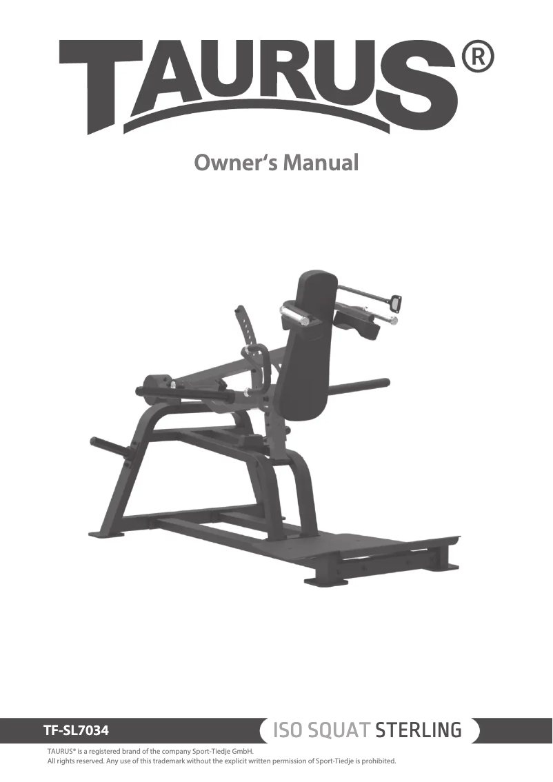 Imagen de la primera página del manual del dispositivo Iso Squad Sterling