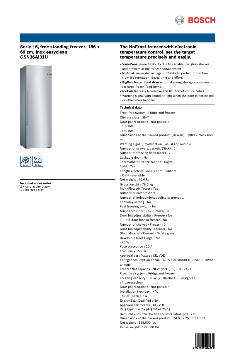 Image de la première page du manuel de l'appareil GSN36AI31U