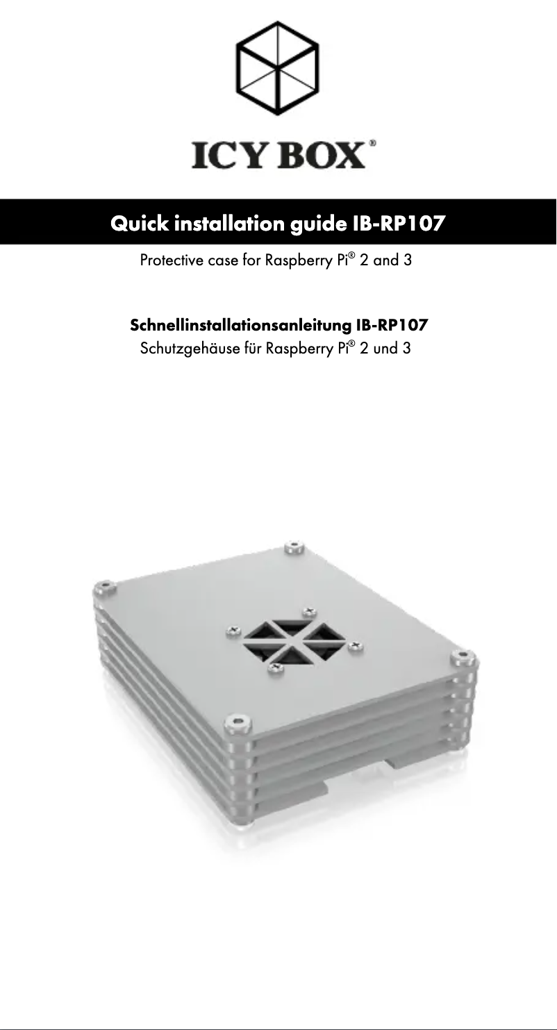 Image de la première page du manuel de l'appareil IB-RP107