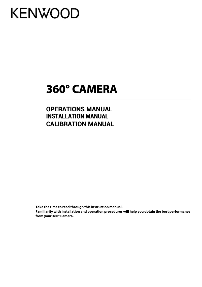 Image de la première page du manuel de l'appareil KCA-2020AVM