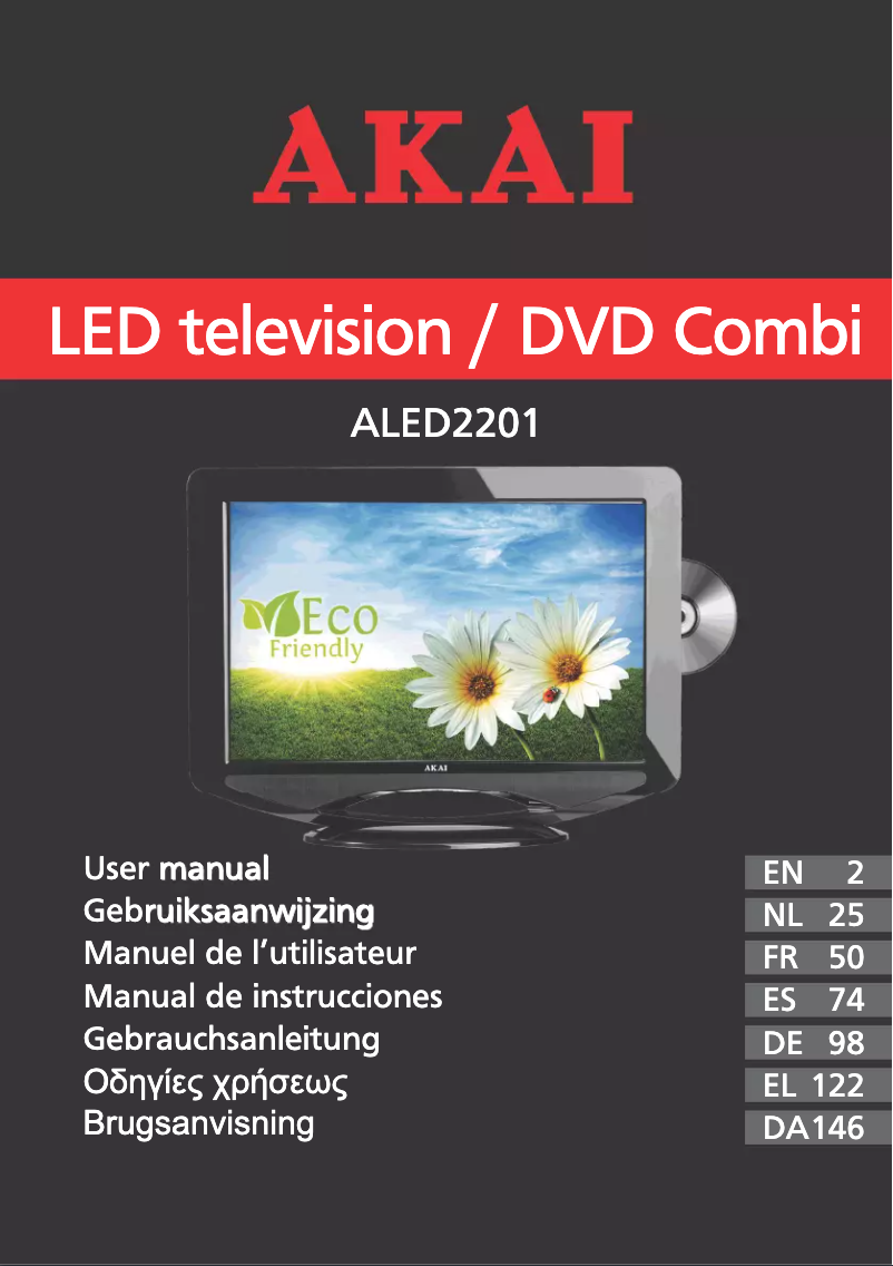 Image de la première page du manuel de l'appareil ALED2201