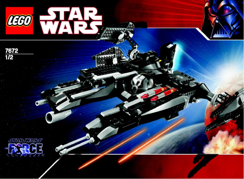 Image de la première page du manuel de l'appareil Star Wars 7672