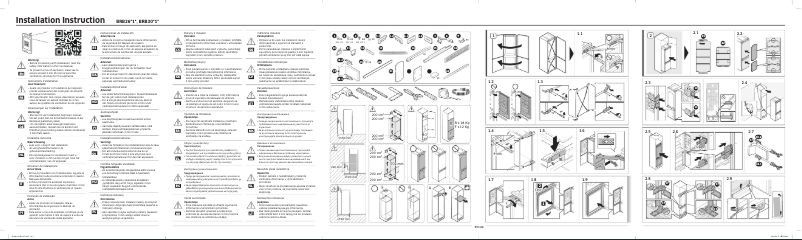 Page n°1 - Guide d'installation Samsung RB34T600ESA