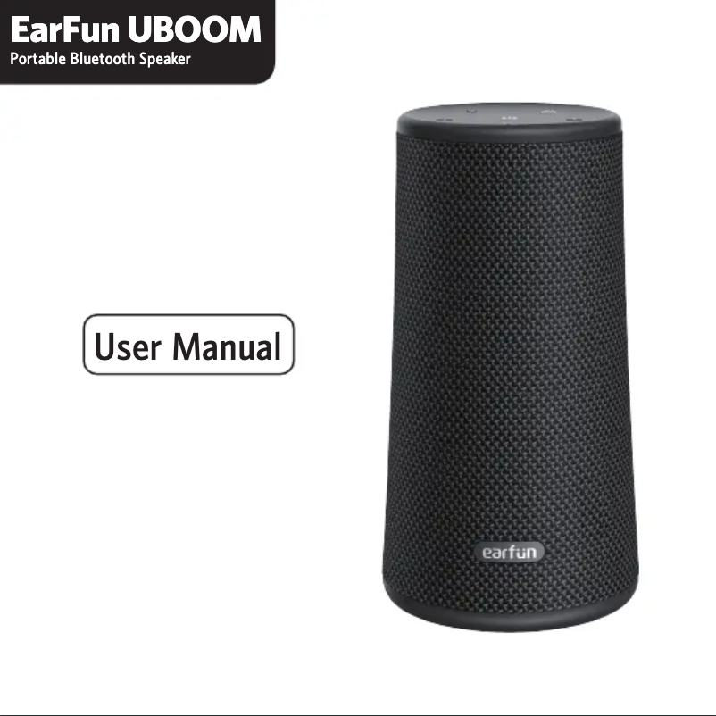 Page n°1 - Manuel utilisateur EarFun UBOOM