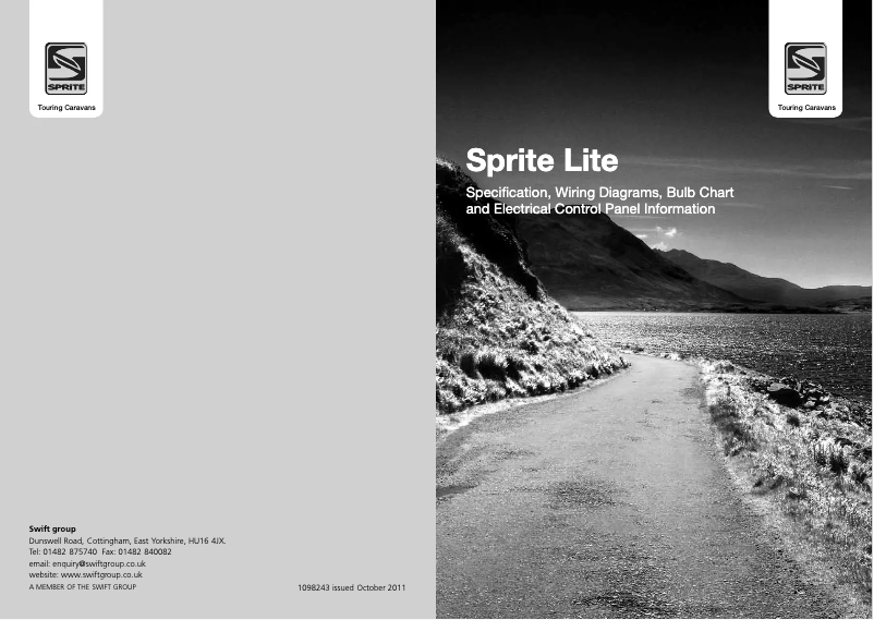 Página 1 del manual Manual de usuario Swift Sprite Lite (2012)