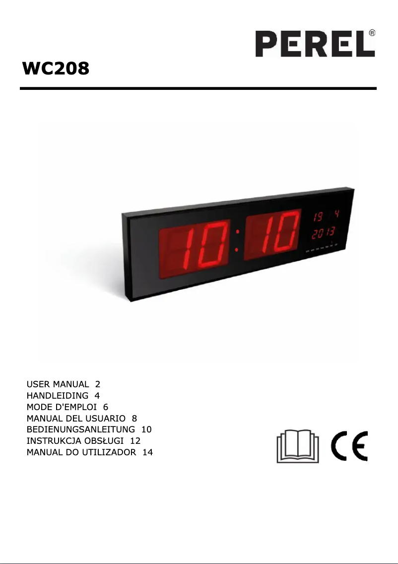 Page n°1 - Manuel utilisateur Perel WC208