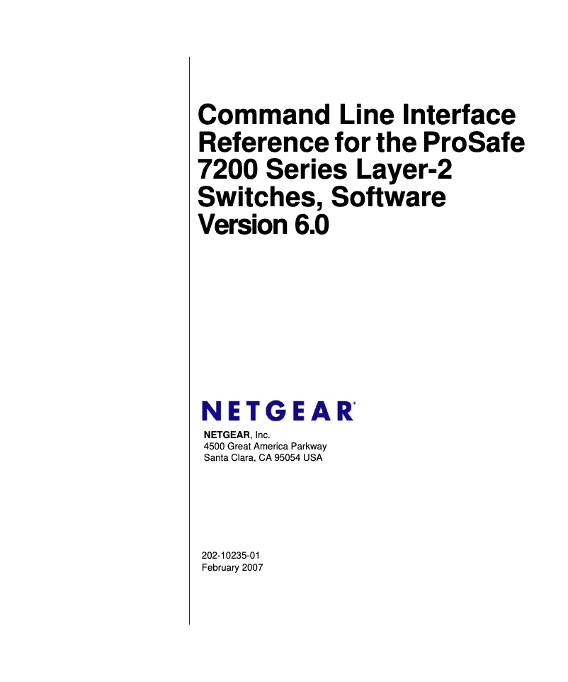 Page 1 de la notice Manuel utilisateur Netgear GSM7248v1