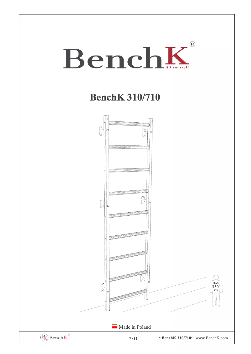 Página 1 del manual Manual de usuario BenchK 710