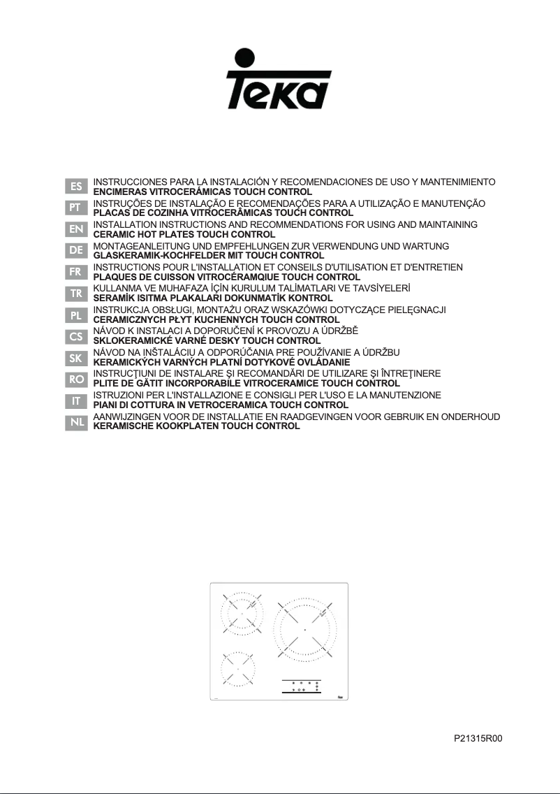 Page n°1 - Manuel utilisateur Teka TT 6420