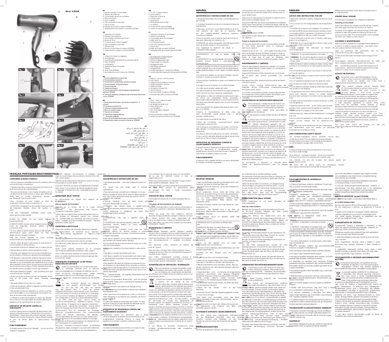 Página 1 del manual Manual de usuario Ufesa SC8344