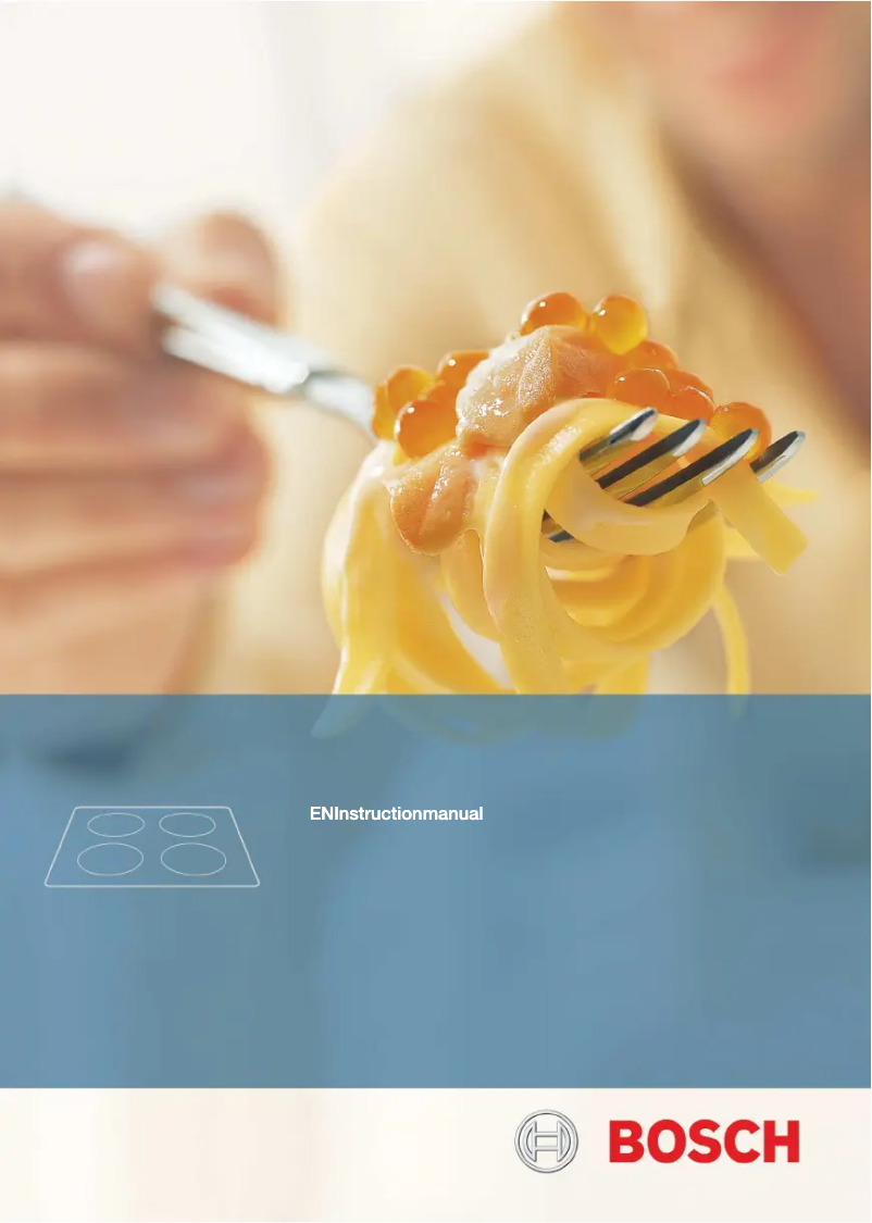 Page 1 of the manual User Manual Bosch PIC885N24E