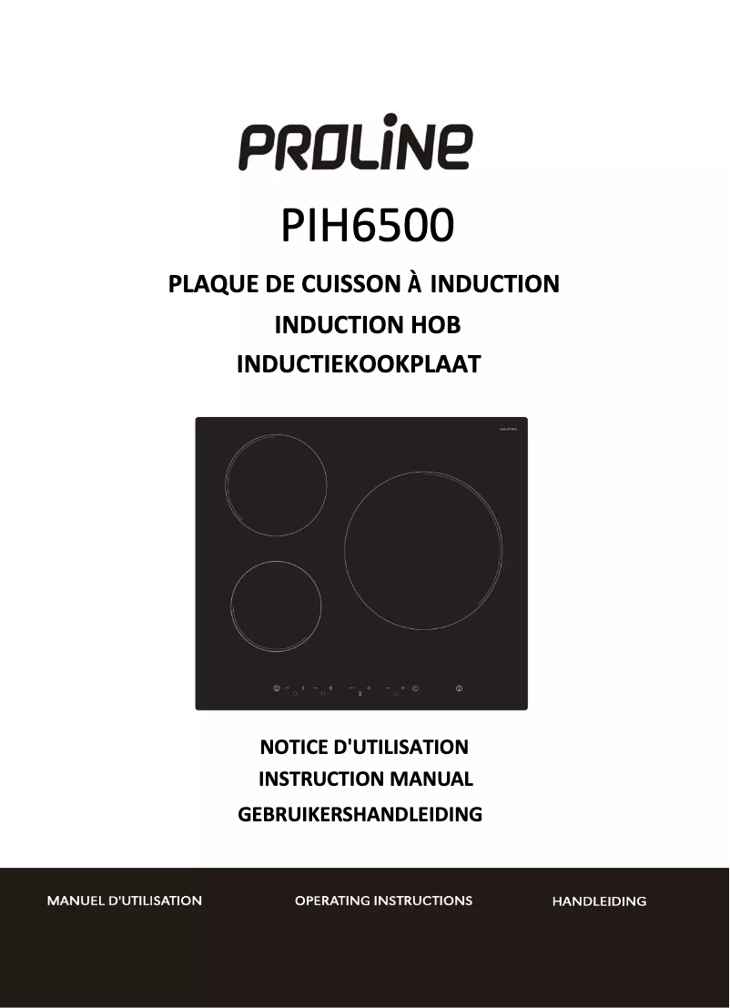 Image de la première page du manuel de l'appareil PIH6500