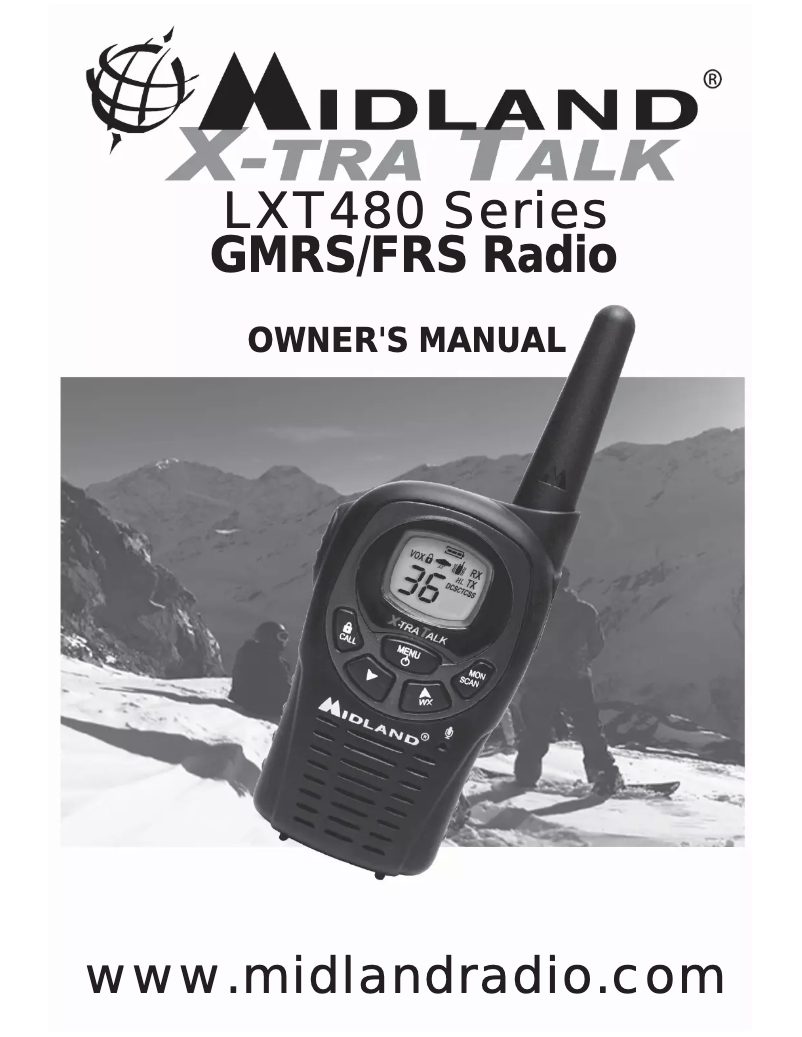 Page n°1 - Manuel utilisateur Midland LXT480VP3