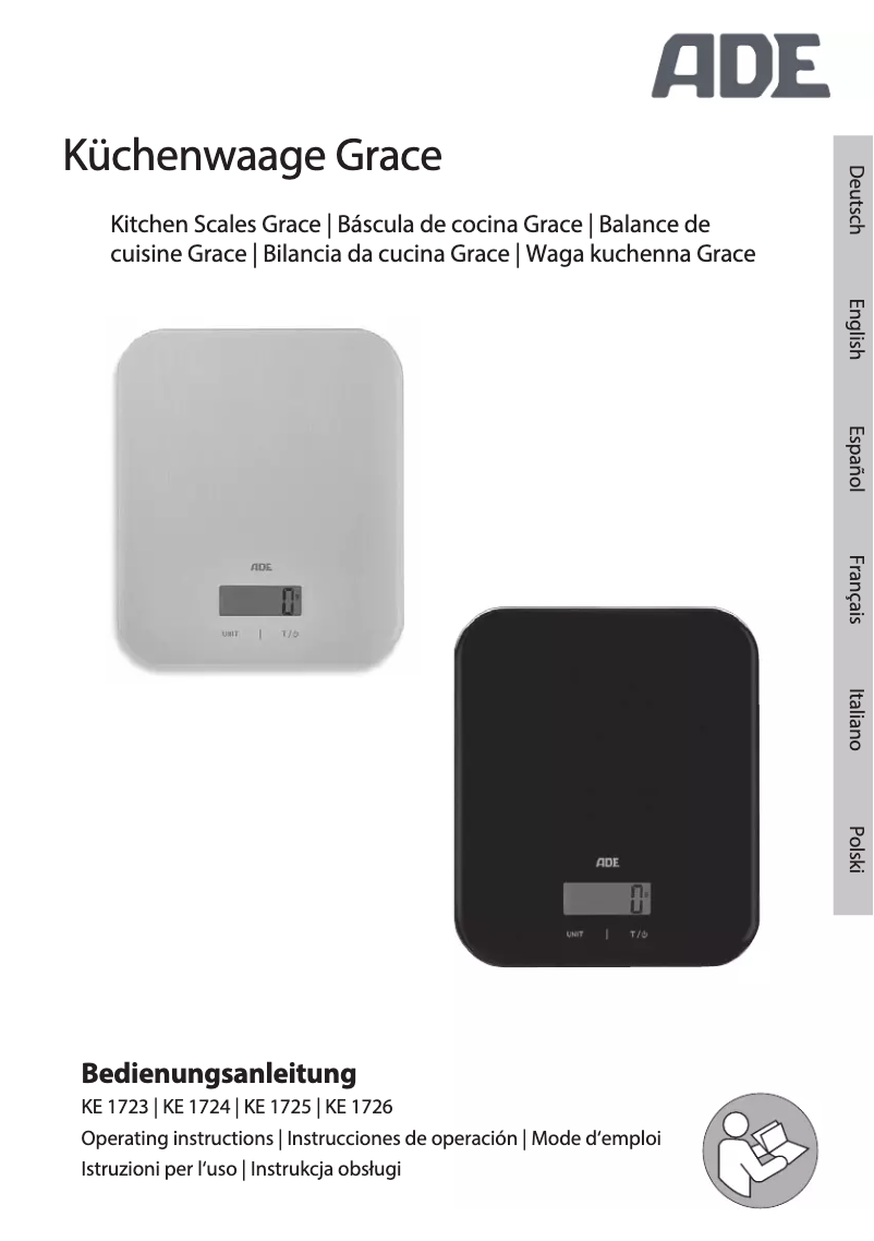 Página 1 del manual Manual de usuario ADE Grace KE 1724