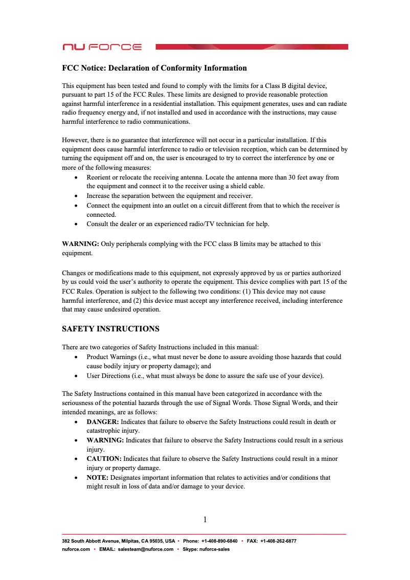 Image de la première page du manuel de l'appareil Reference 20