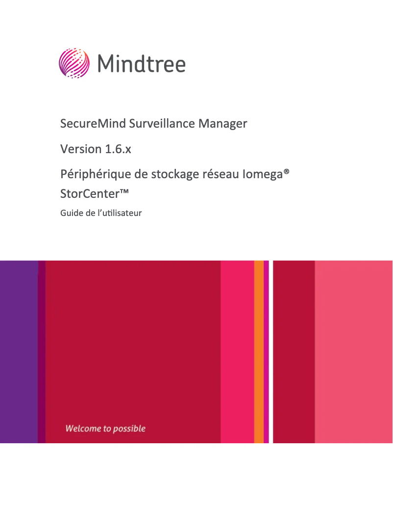 Página 1 del manual Manual de usuario Lenovo Mindtree SecureMind Surveillance Manager Version 1.7.x