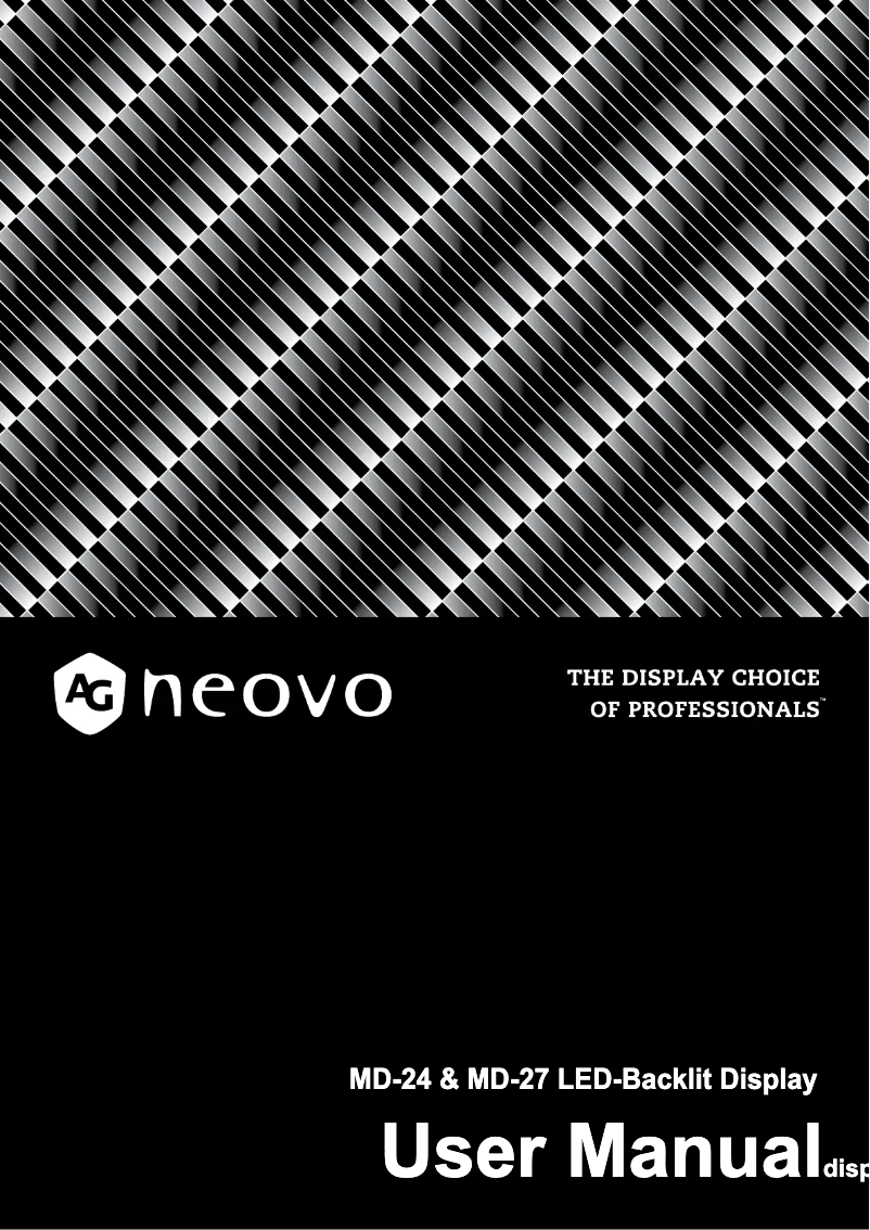 Image de la première page du manuel de l'appareil MD-24