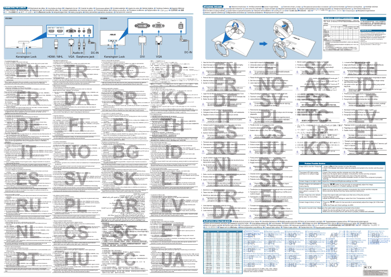 Image de la première page du manuel de l'appareil VX239H