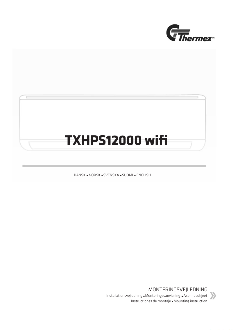 Image de la première page du manuel de l'appareil TXHPS12000 wiﬁ