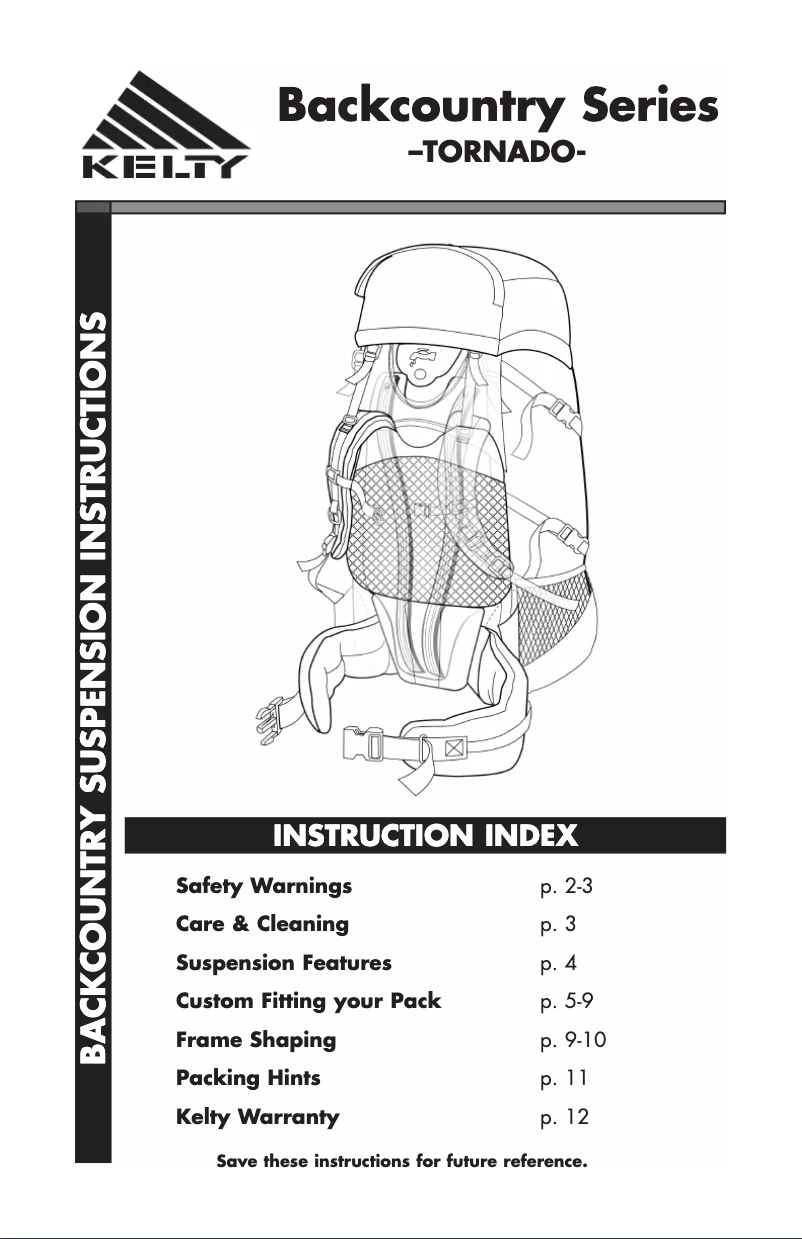 Image de la première page du manuel de l'appareil Tornado
