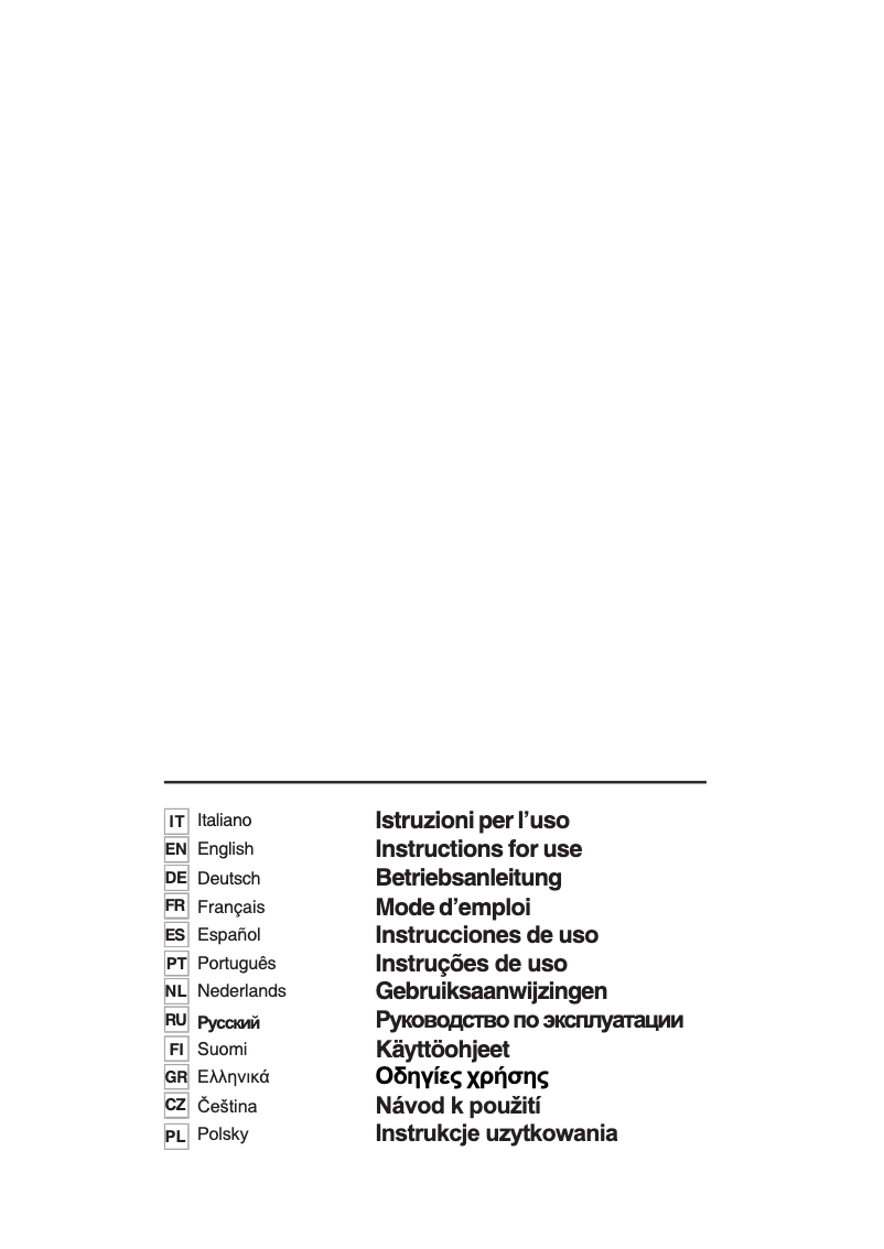 Page 1 de la notice Mode d'emploi Rosieres RHG 5800 IN