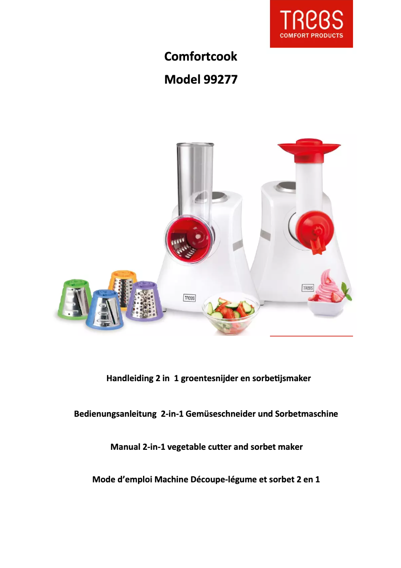 Page n°1 - Manuel utilisateur Trebs Model 99277