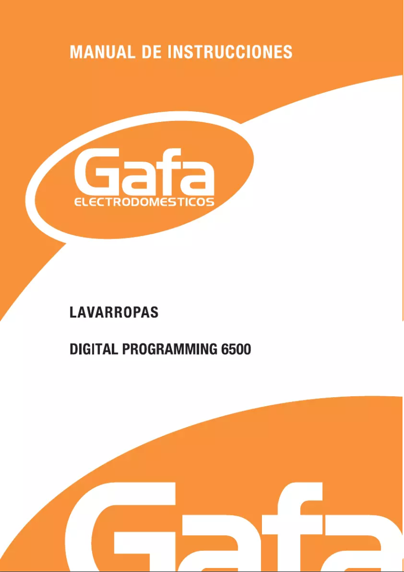 Page 1 de la notice Manuel utilisateur Gafa Digital Programming 6.5 AAB