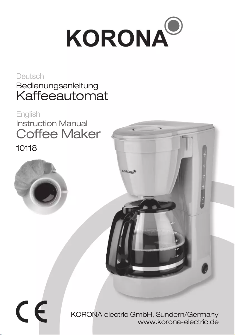 Image de la première page du manuel de l'appareil 10118