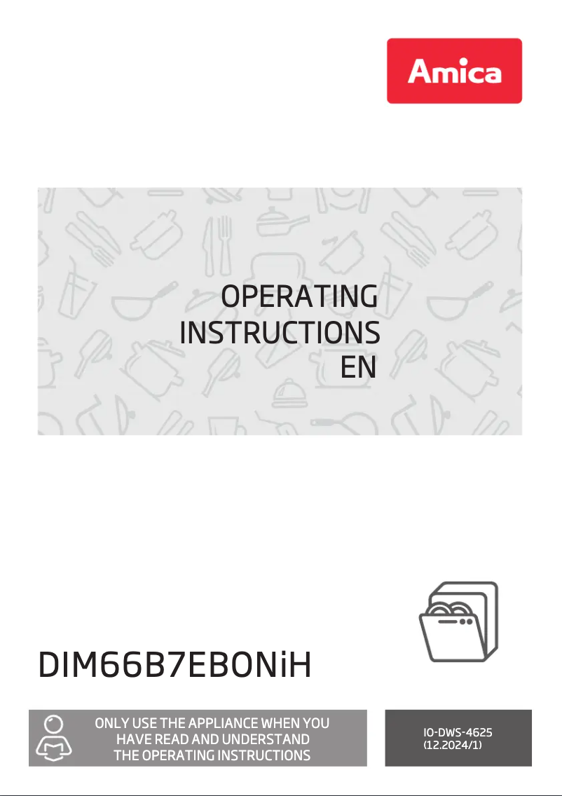 Página 1 del manual Ficha técnica Amica DIM66B7EBONiH