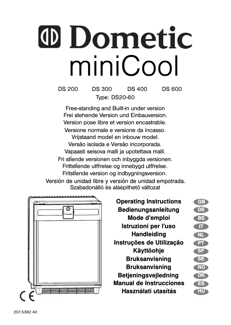 Image de la première page du manuel de l'appareil DS 400 WH