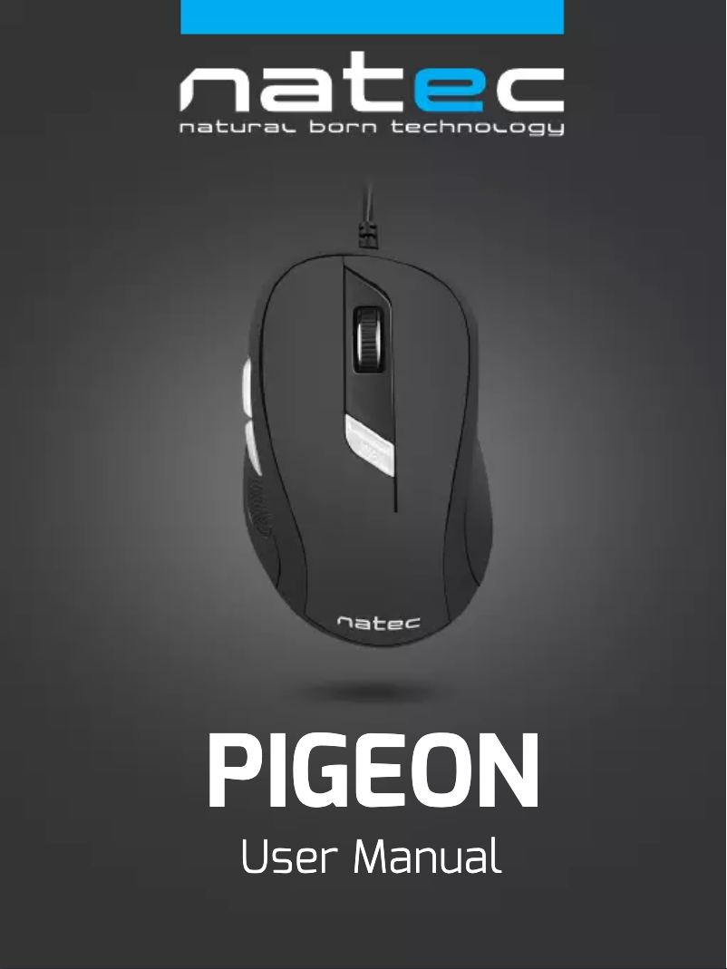 Imagen de la primera página del manual del dispositivo PIGEON