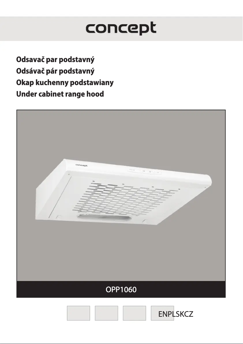 Page 1 de la notice Manuel utilisateur Concept OPP1060