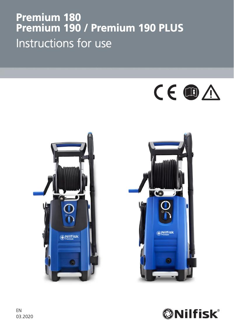 Image de la première page du manuel de l'appareil Premium 180-10