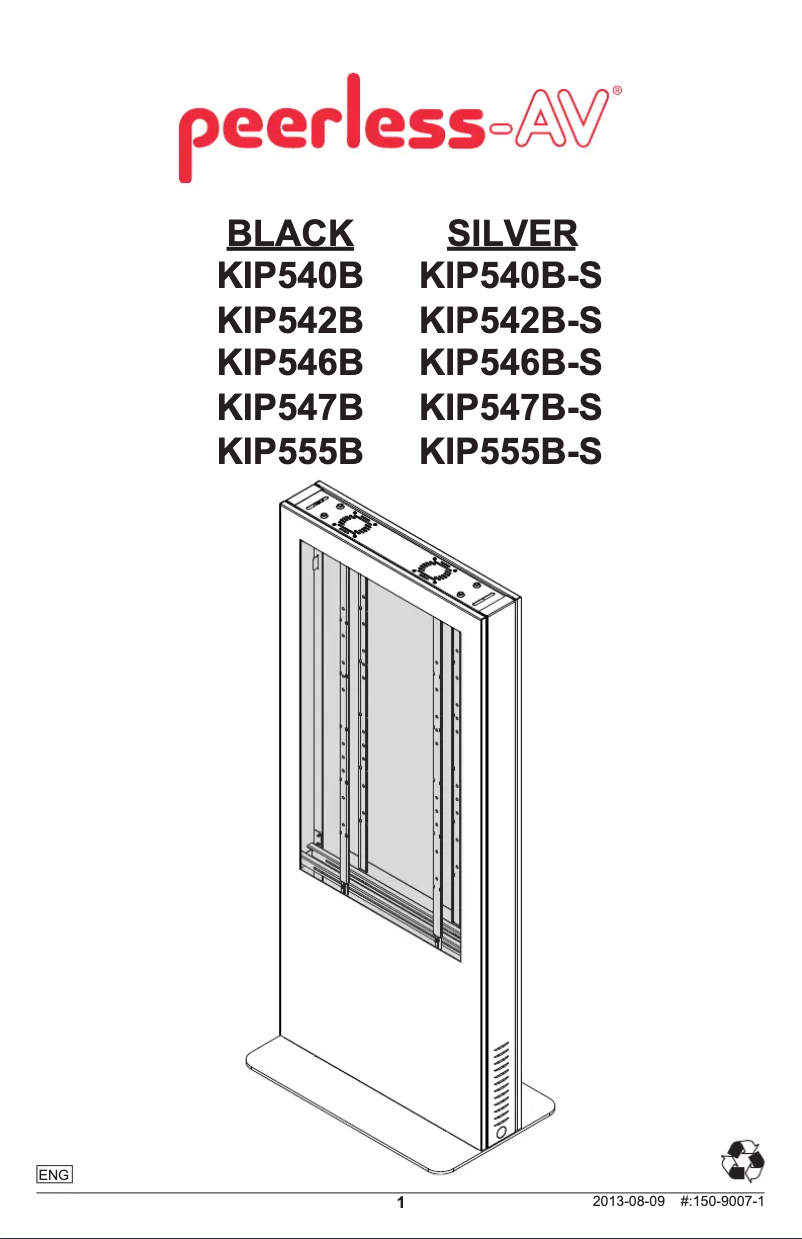 Image de la première page du manuel de l'appareil KIP542B-S