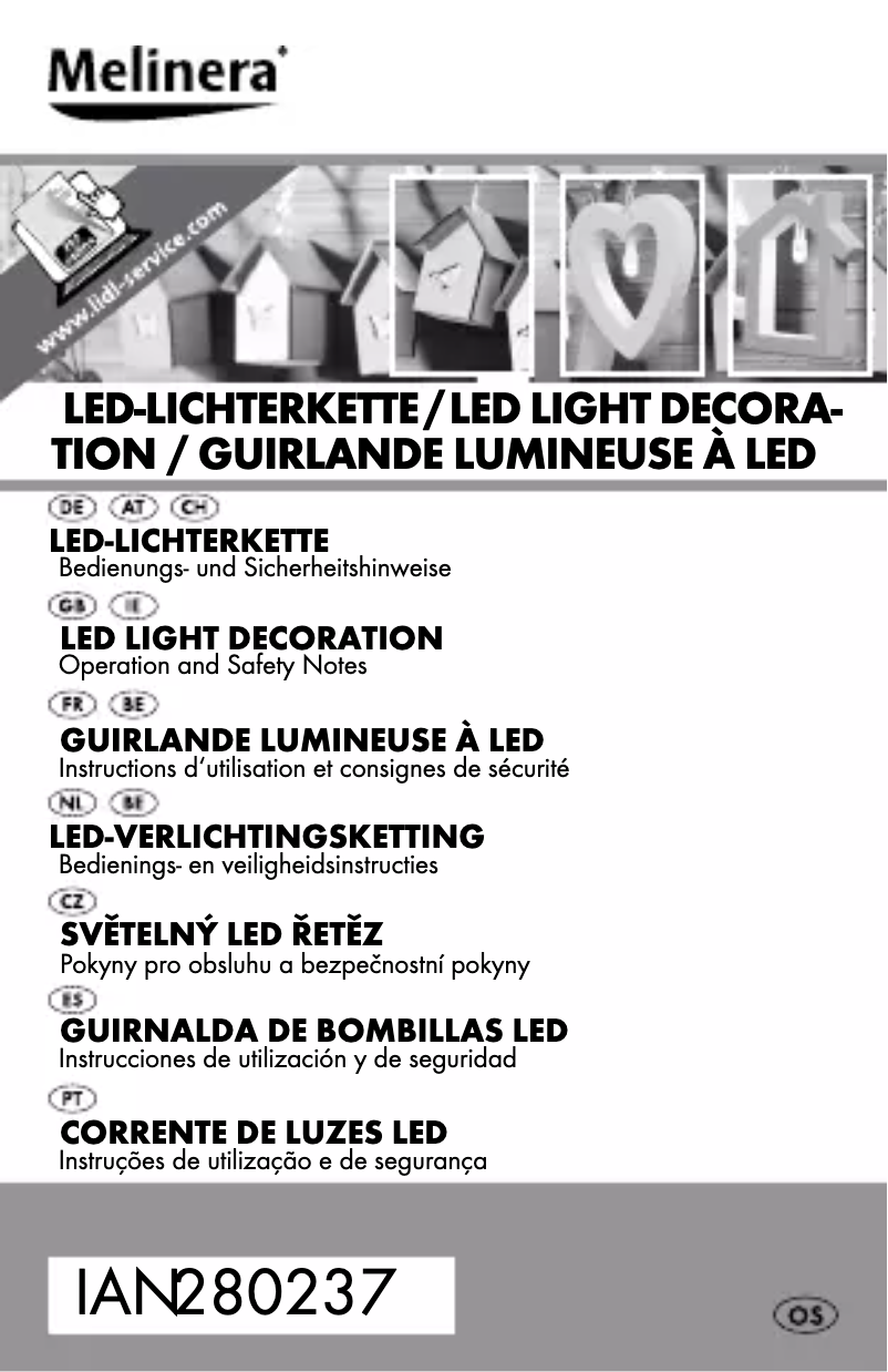 Image de la première page du manuel de l'appareil IAN 280237