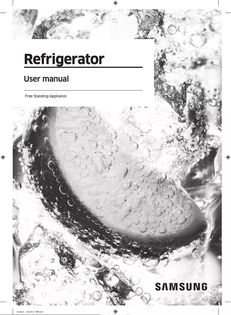 Page n°1 - Manuel utilisateur Samsung RF28N9780SG