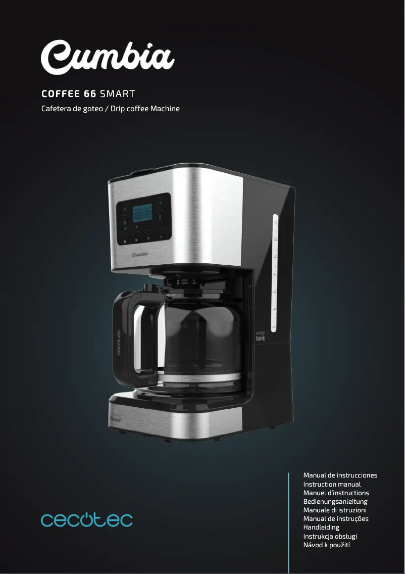 Page n°1 - Manuel utilisateur Cecotec Coffee 66 Smart