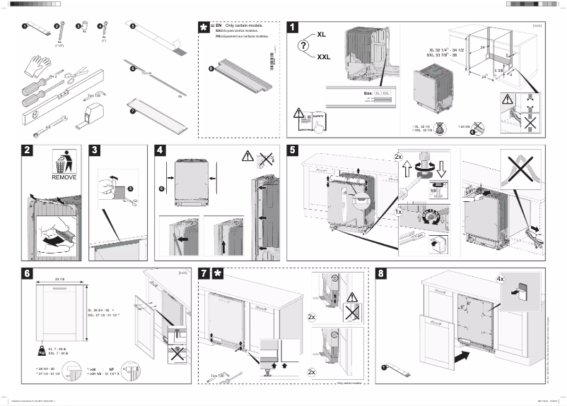 Page 1 de la notice Manuel utilisateur Asko DFI664