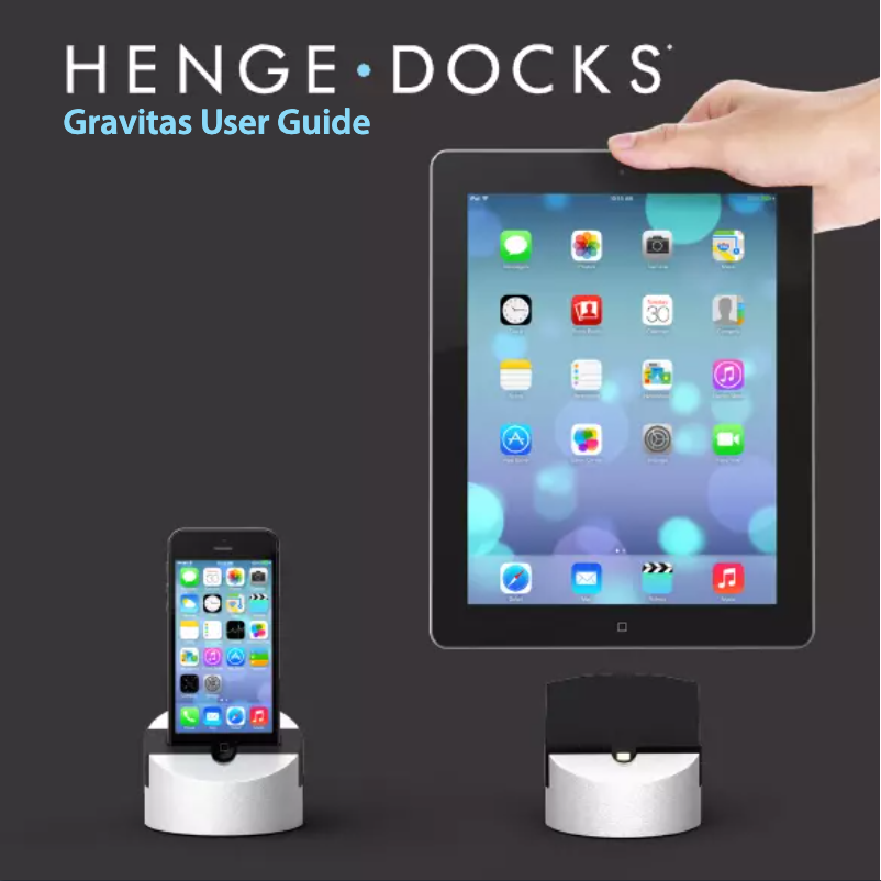 Page n°1 - Manuel utilisateur Henge Docks Gravitas