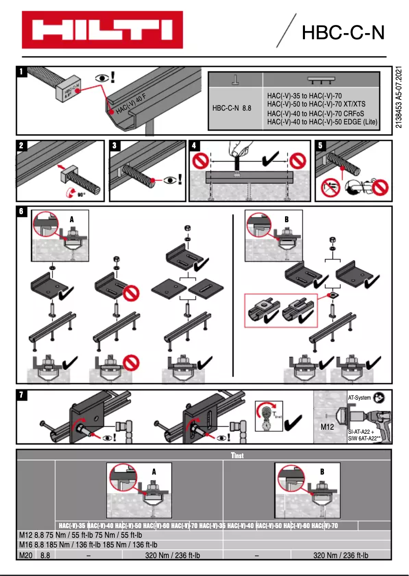 Page n°1 - Manuel utilisateur Hilti HBC-C-N