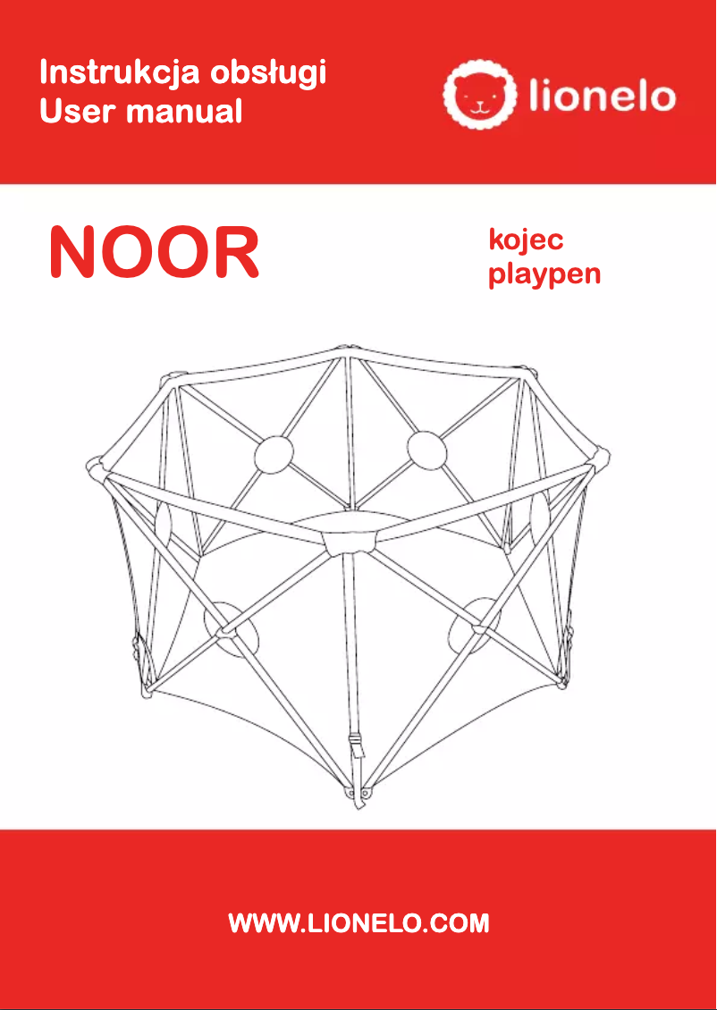 Page 1 de la notice Manuel utilisateur Lionelo Noor Box